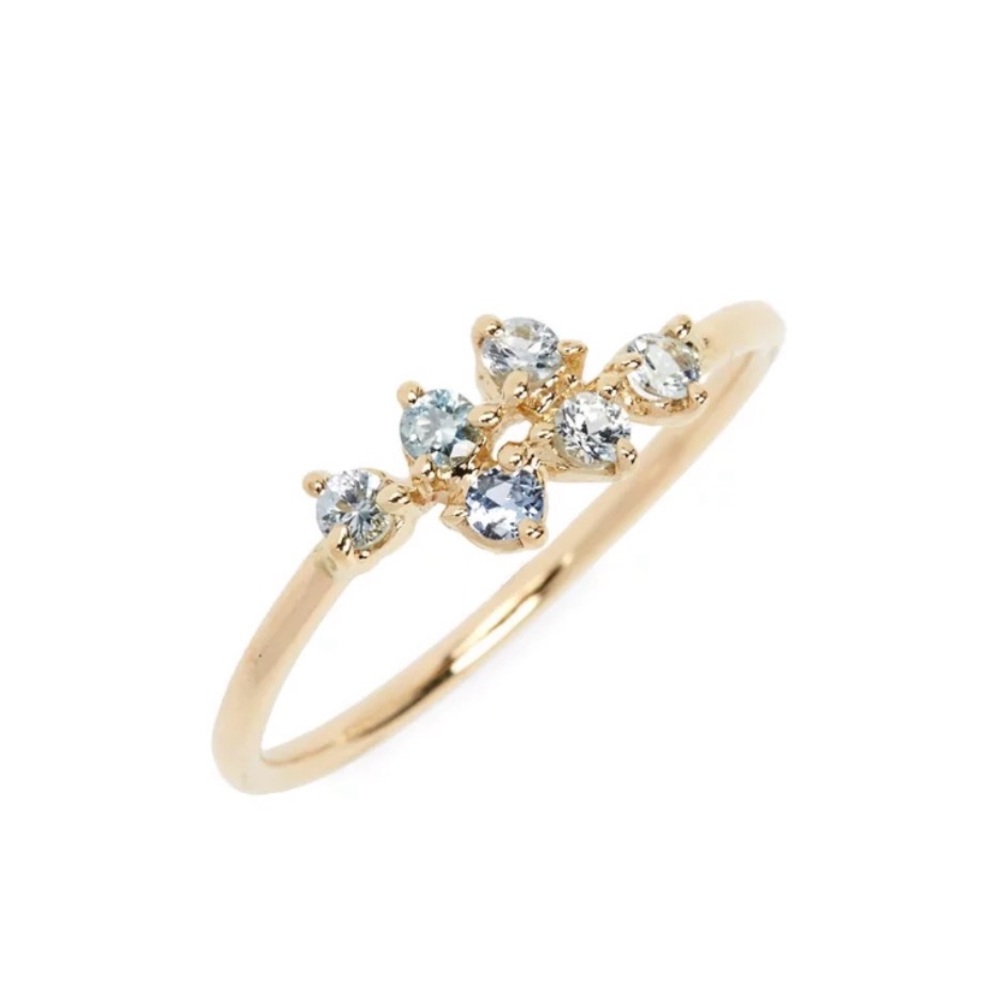 Wwake Blue Sapphire and Gold Ring